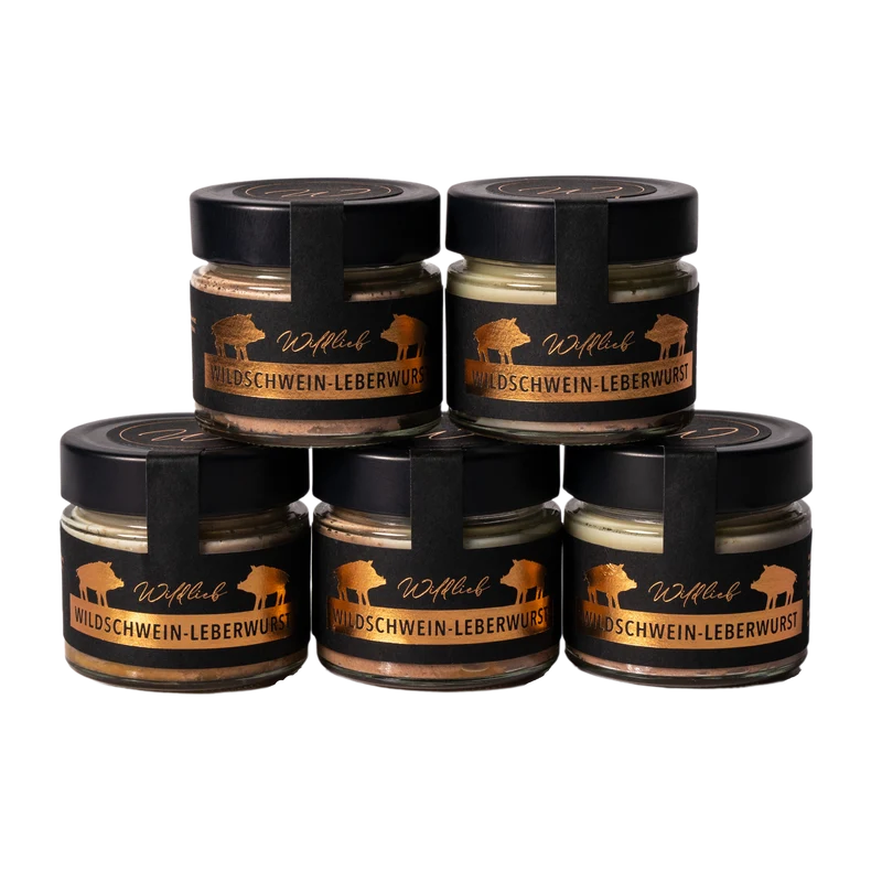 Wildschwein-Leberwurst - 5er Set