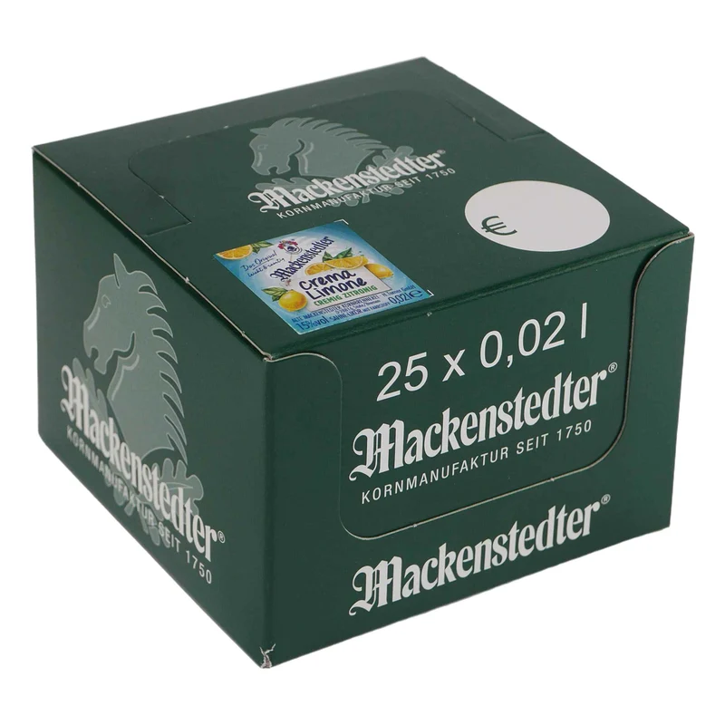 Mackenstedter Crema Limone Sahnelikör (25 x 0,02L)