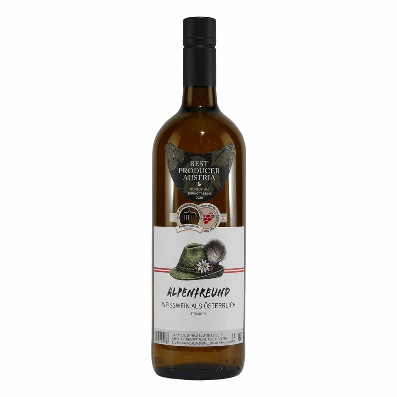 Alpenfreund Weisswein -trocken- (6 x 1,0L)