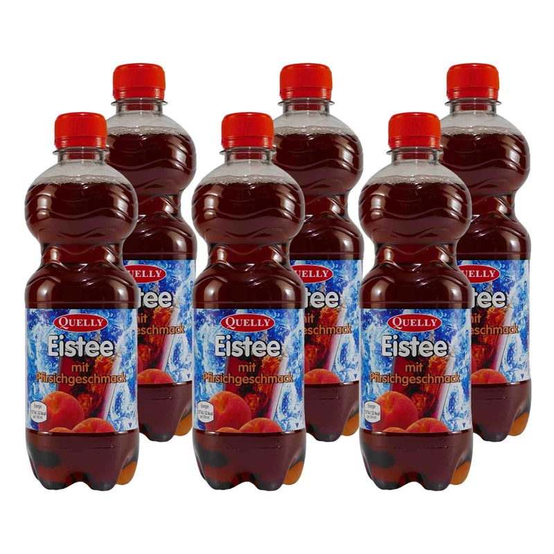 Quelly Eistee Pfirsich (6 x 0,5L) EINWEG
