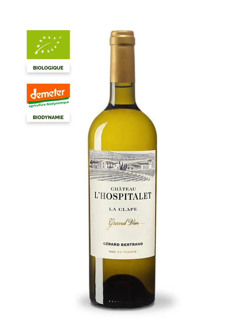 Château L'Hospitalet Grand Vin Blanc AOP La Clape 2023 – Lot 3 bouteilles 75cl