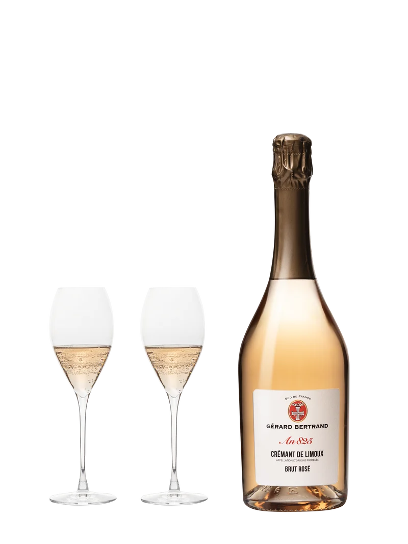 Héritage An 825 AOP Crémant de Limoux Brut Rosé 2022 – 75cl