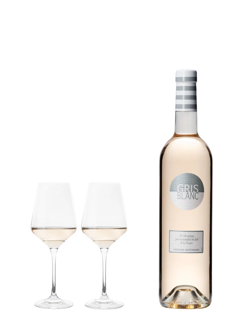 Gris Blanc IGP Pays d'Oc 2025 – avec bouchon lot 6 bouteilles 75cl vin rosé
