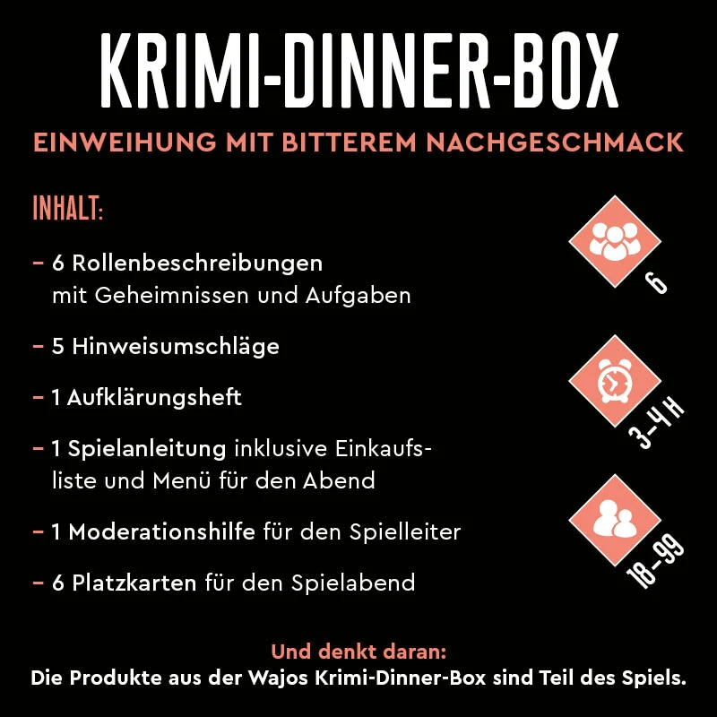 Wajos Krimidinner Box