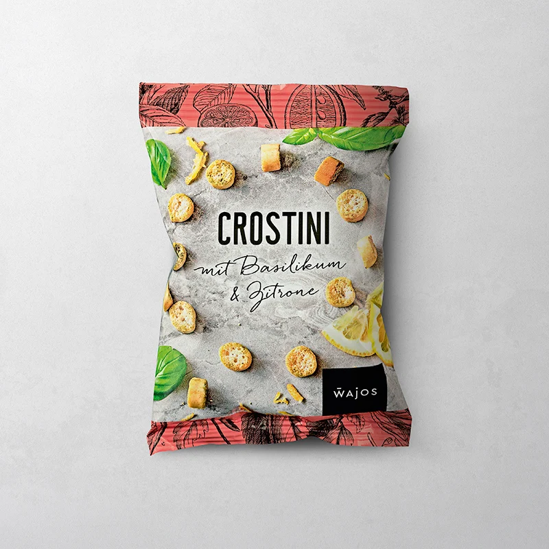 Crostini mit Basilikum & Zitrone
