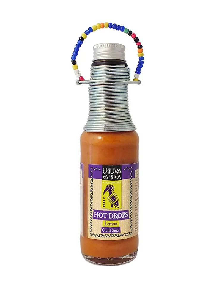 Ukuva Hot Drops Lemon Birds Eye Chilisauce - MHD Okt. 2027