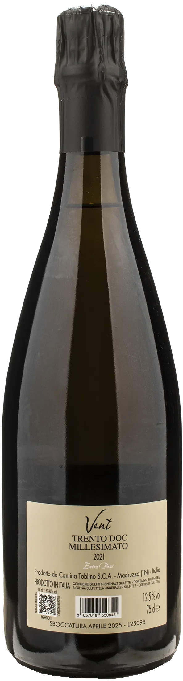 Cantina Toblino Trento Vent Extra Brut 2021