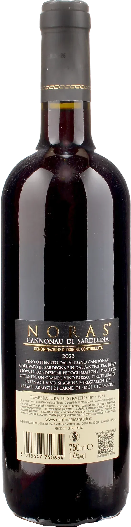 Santadi Cannonau di Sardegna Noras 2023