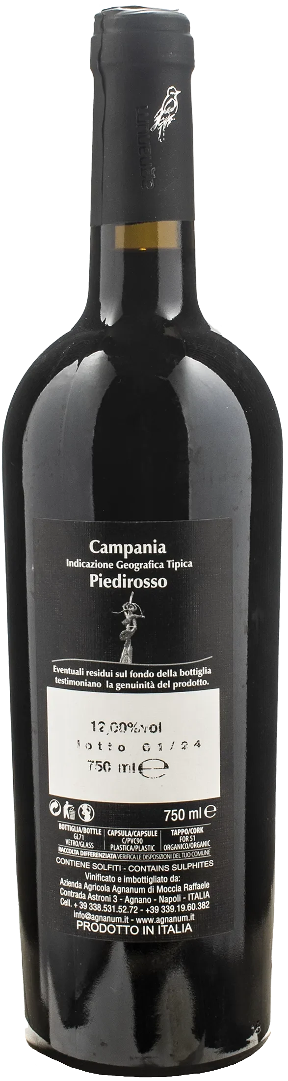 Agnanum Piedirosso Sabbia Vulcanica