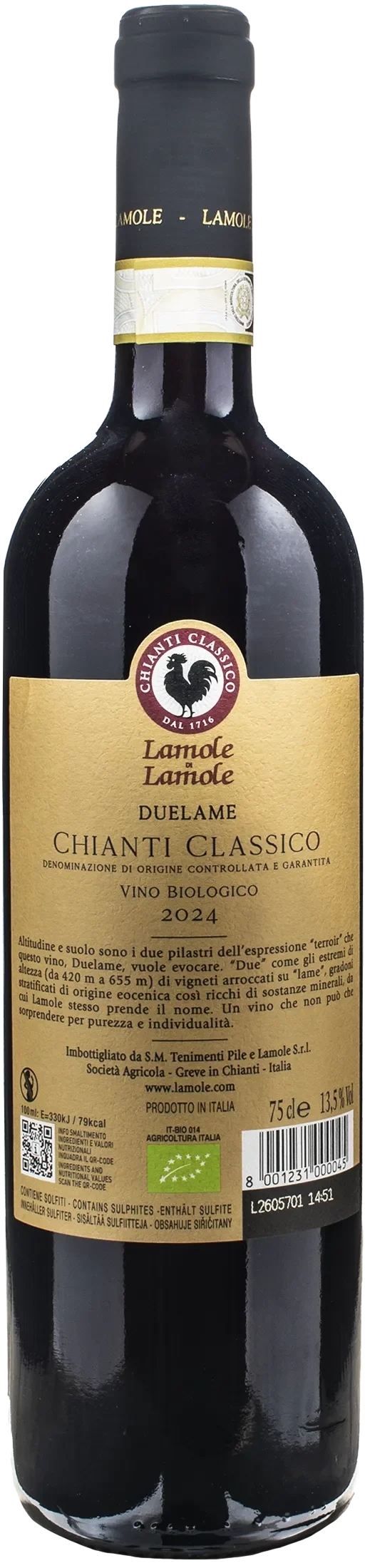 Lamole di Lamole Chianti Classico Duelame 2024