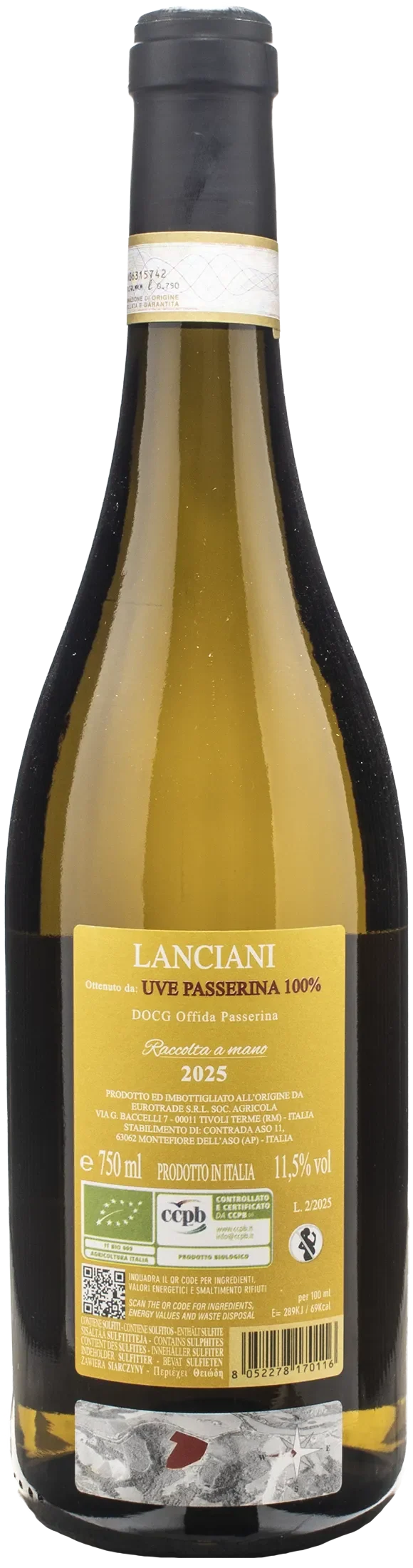 Lanciani Passerina Versante Ovest 2025