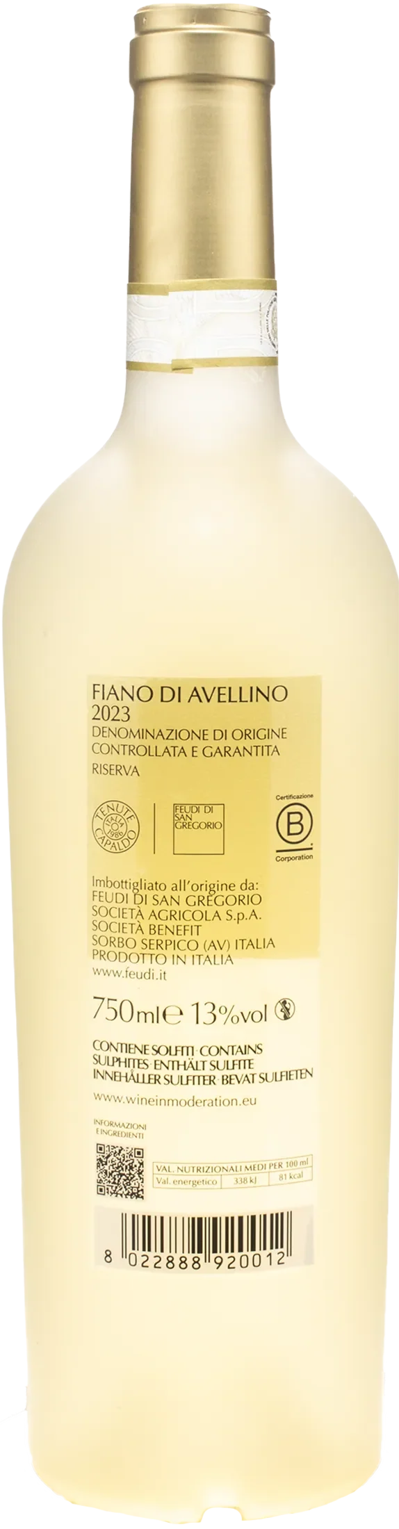 Feudi San Gregorio Campanaro Riserva 2023