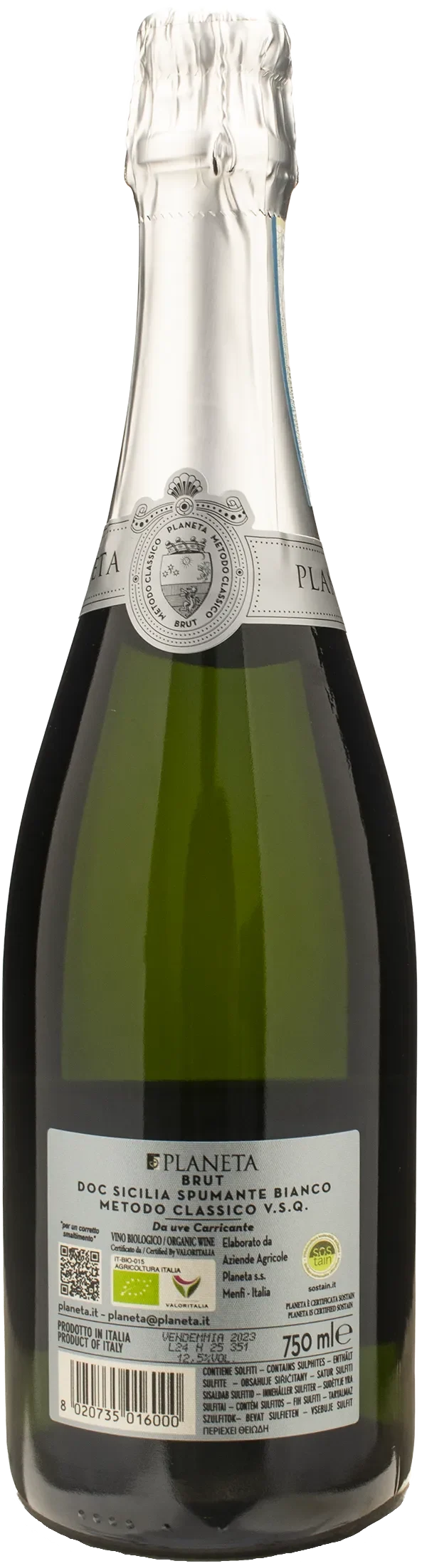 Planeta Spumante Carricante Metodo Classico Brut 2023