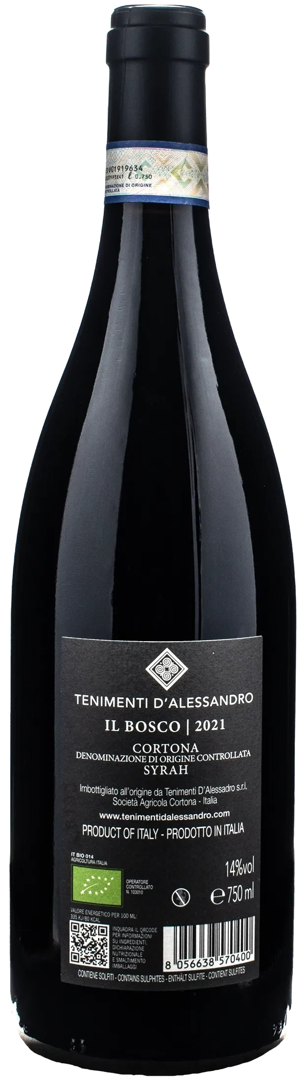 Tenimenti d'Alessandro Syrah il Bosco 2021