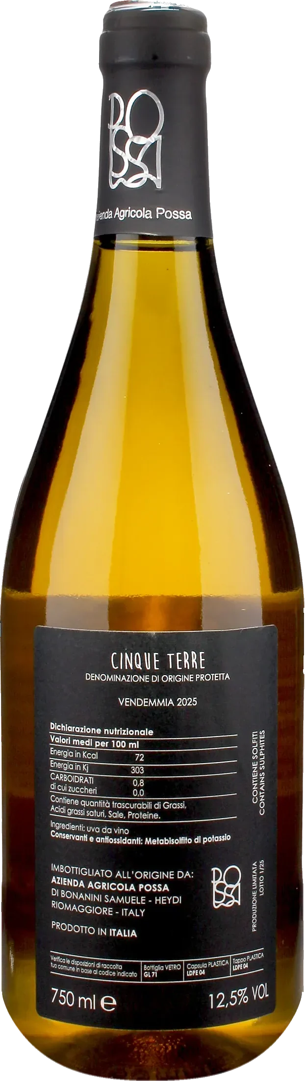 Possa Cinque Terre Bianco 2025