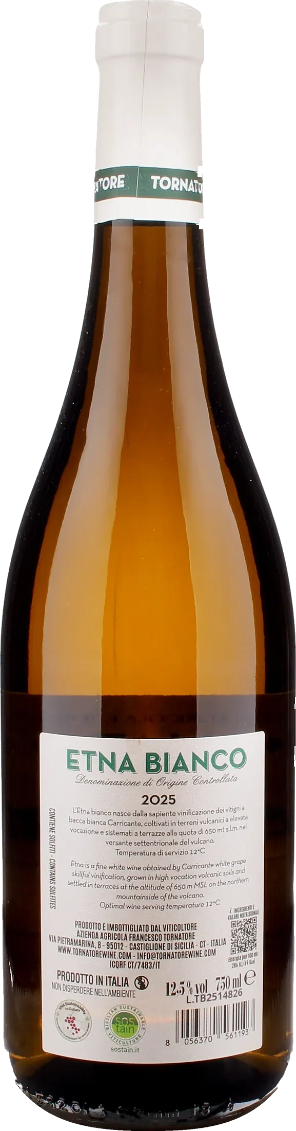 Tornatore Etna Bianco 2025
