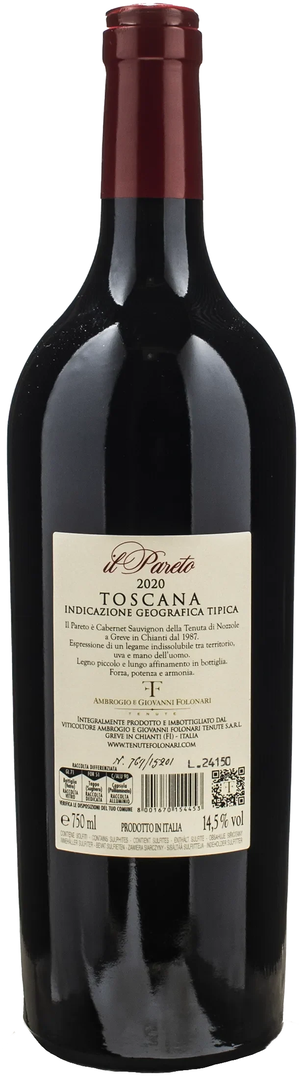 Tenuta di Nozzole Il Pareto 2020
