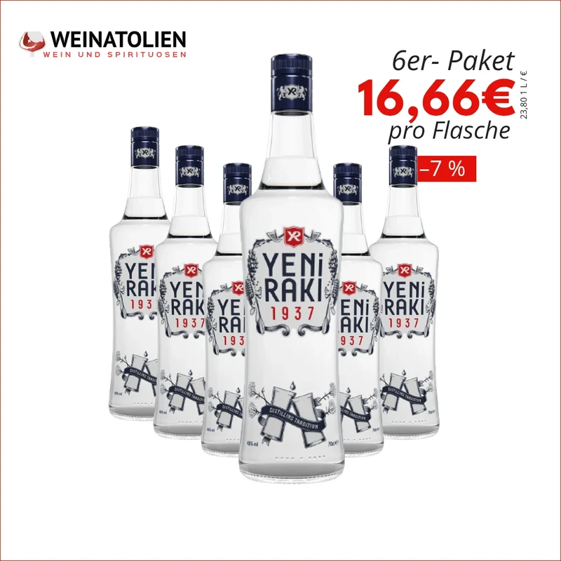 Yeni Rakı 1937 6er-Sparpaket