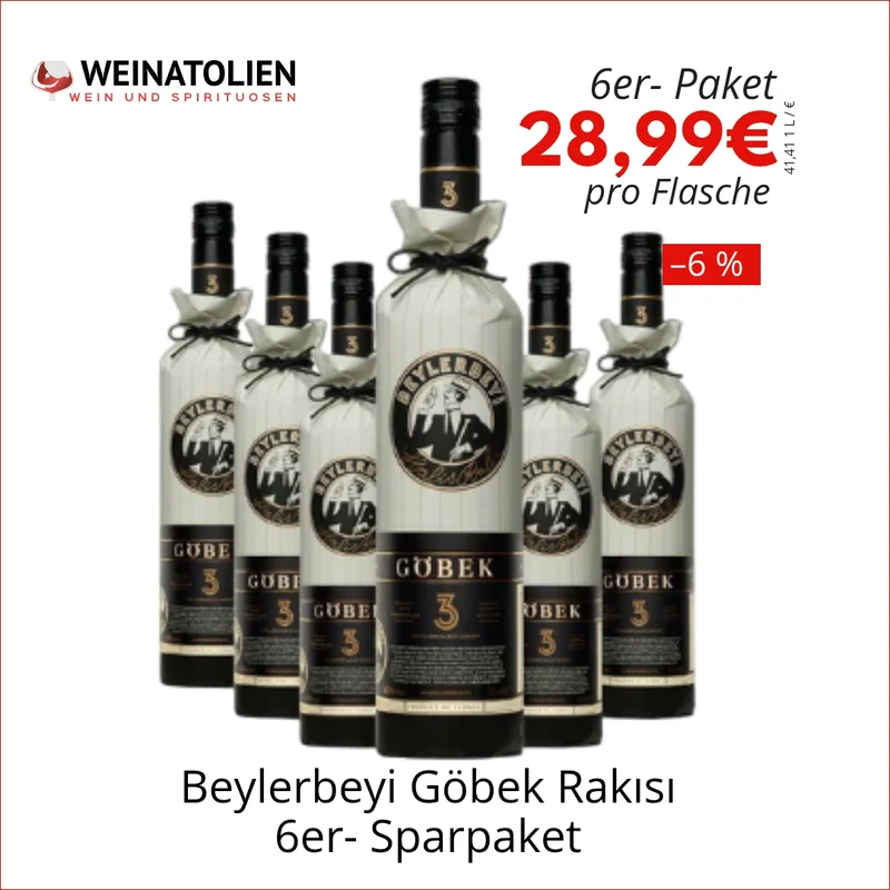 Beylerbeyi Göbek Rakısı – 6er Sparpaket