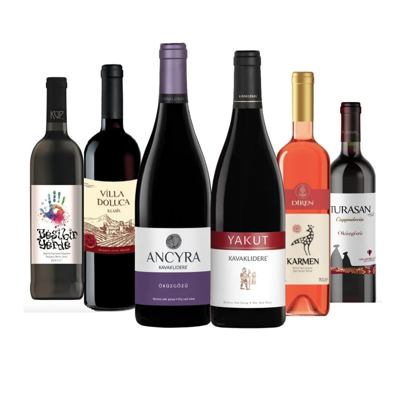 Öküzgözü Wein Probierpaket – 6 türkische Weine