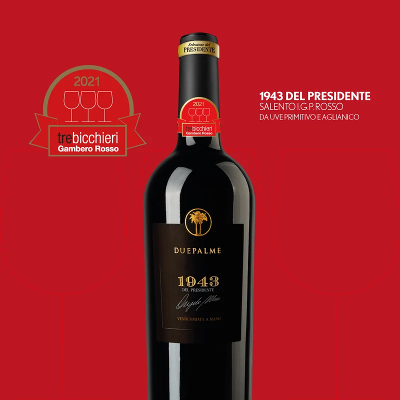 CANTINE DUE PALME - 1943 DEL PRESIDENTE 2021 ROTWEIN