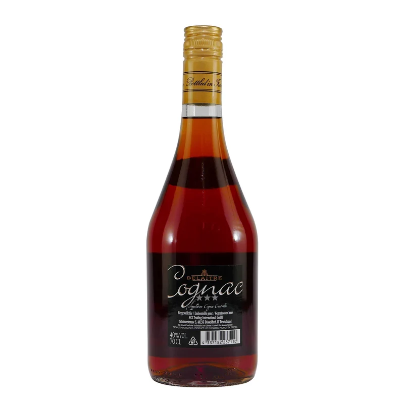 Delaitre Cognac V.S. mit Geschenk-Holzkiste