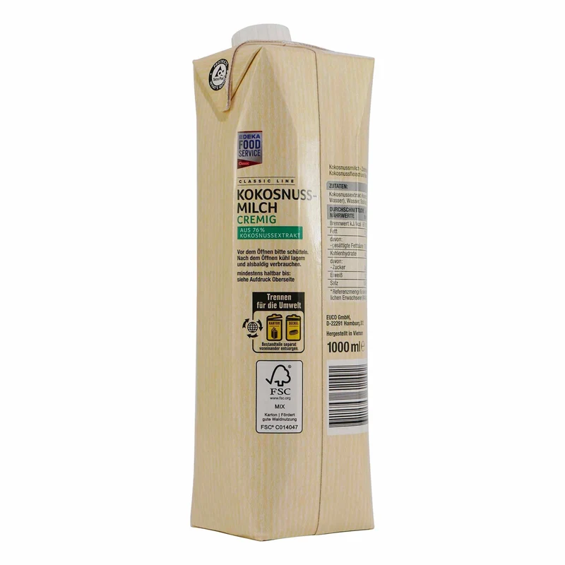 Classic Line Kokosnuss-Milch Cremig (12 x 1,0L)