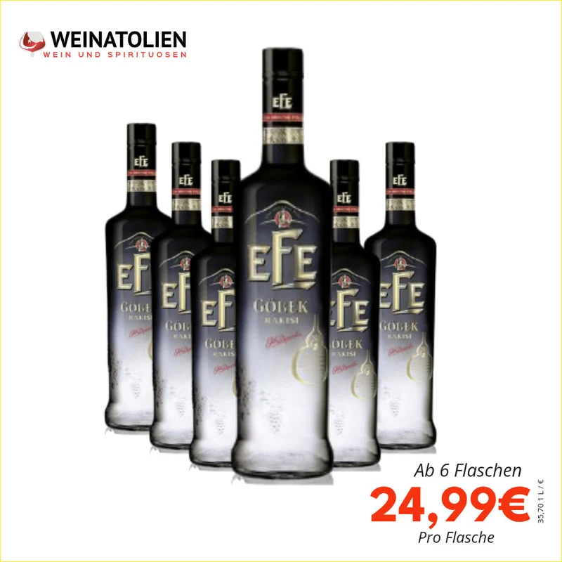 Efe Göbek Rakısı – 6er Sparpaket