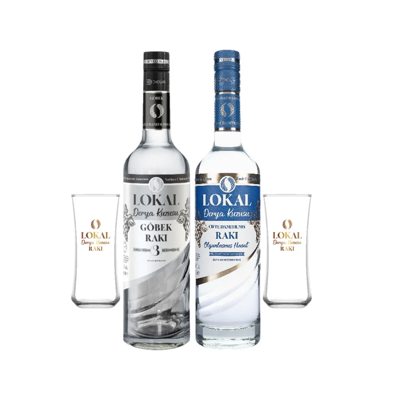 Lokal Rakı Kennenlern Set + 2 Gläser gratis