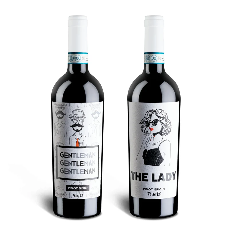 FERRO13 - BUNDLE THE LADY PINOT GRIGIO & GENTLEMAN PINOT NERO
