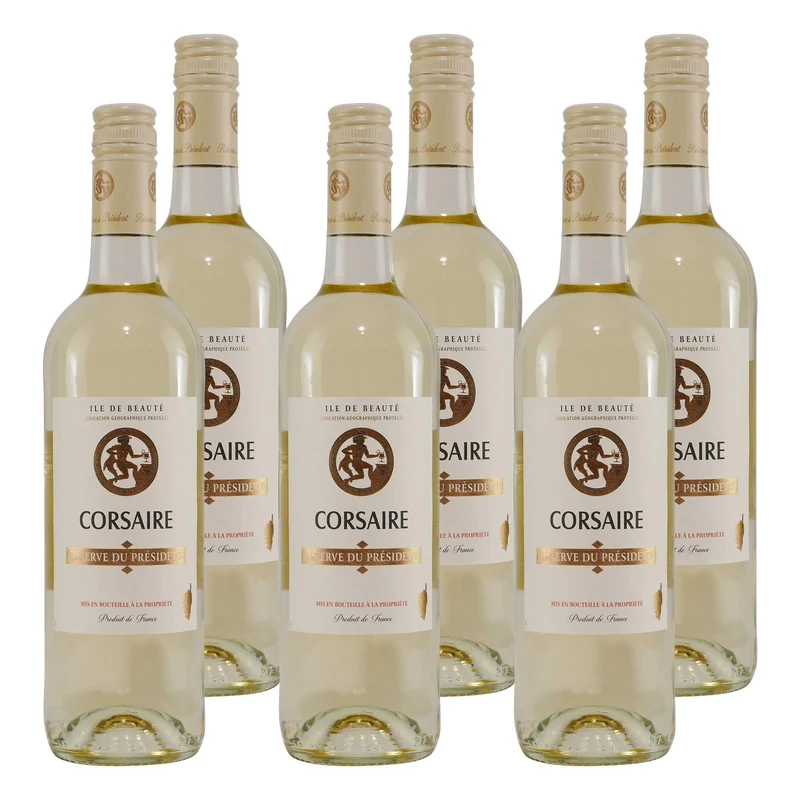 Corsaire Réserve du Président Blanc -trocken- (6 x 0,75L)