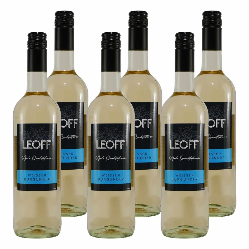 Leoff Weisser Burgunder QbA -trocken- (6 x 0,75L)