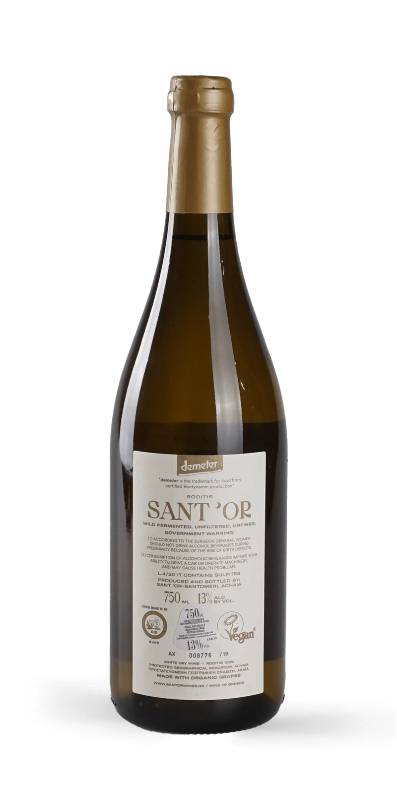 Roditis Natur BIO - SANT'OR Wines