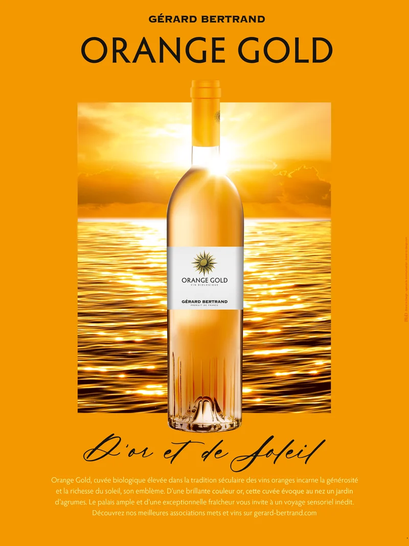 Orange Gold biologique Vin de France 2023 – 3x75cl vin orange