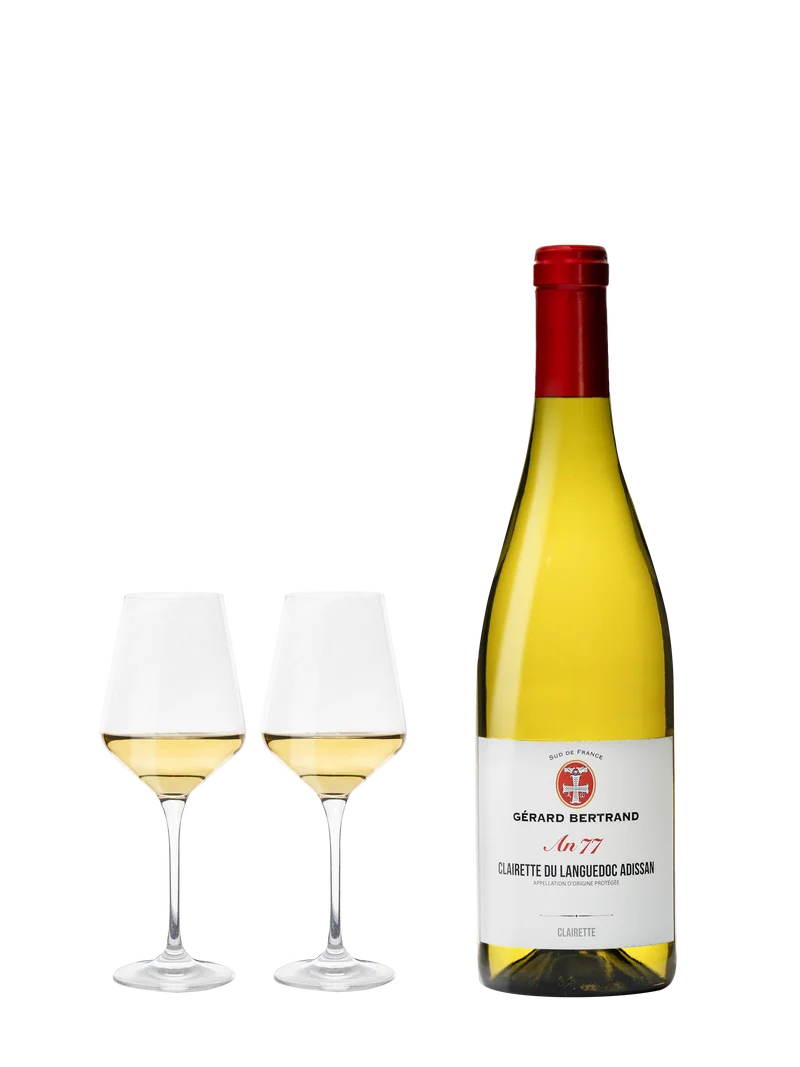 Héritage An 77 AOP Clairette du Languedoc Adissan 2023 – 75cl vin blanc