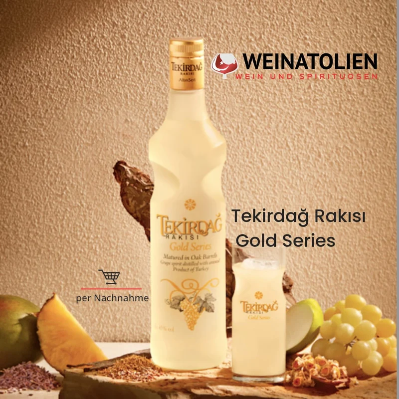 Tekirdağ Rakısı Gold 70 cl – Gold Rakı