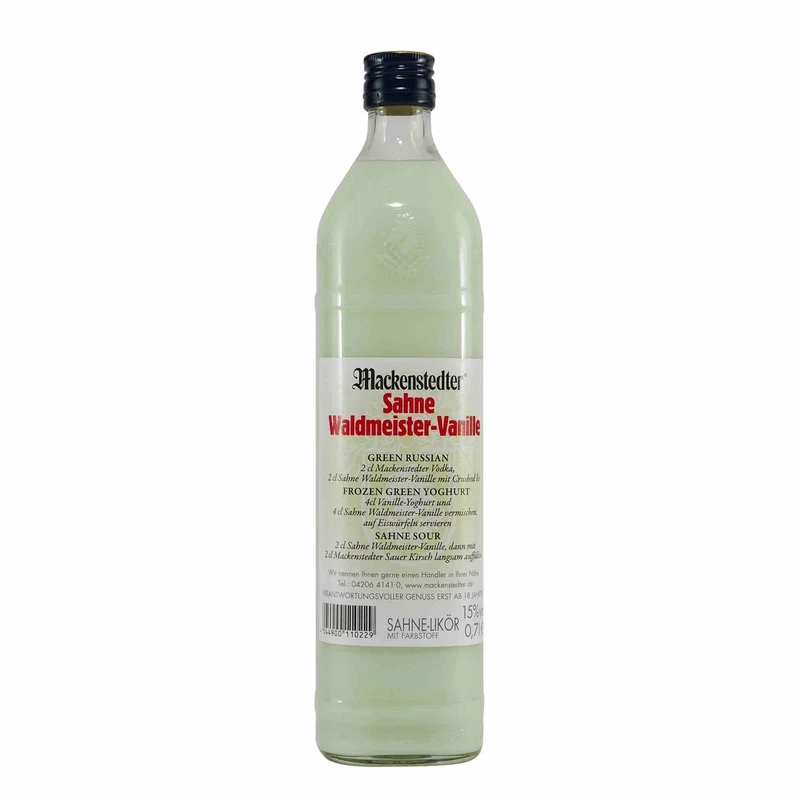 Mackenstedter Waldmeister-Vanille mit 6x Shotgläsern