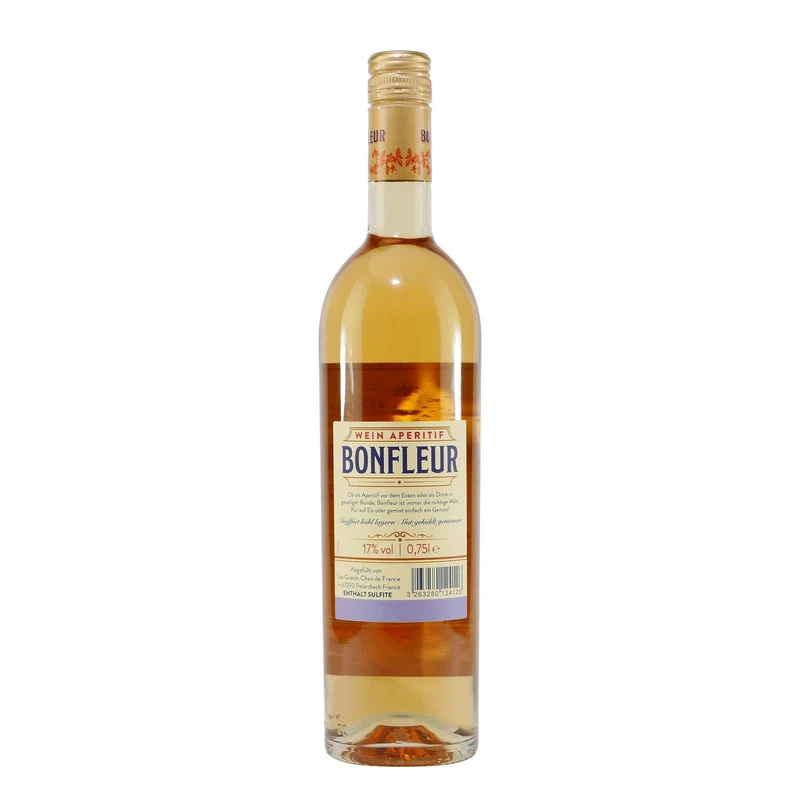 Bonfleur Wein Aperitif mit Geschenk-Holzkiste
