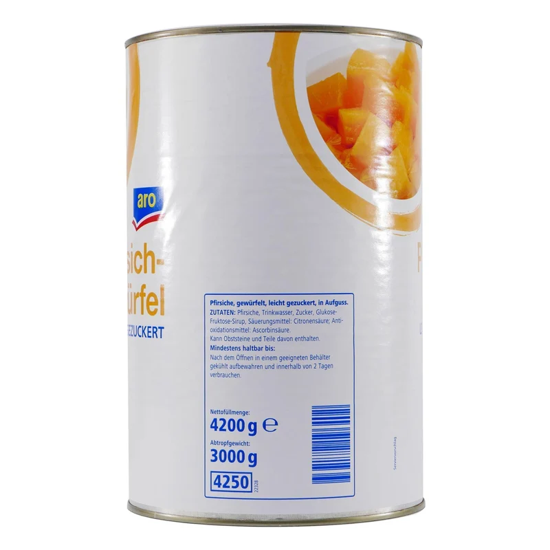 aro Pfirsichwürfel 4,2KG