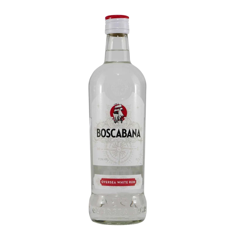 Boscabana Oversea White Rum mit Geschenk-Holzkiste