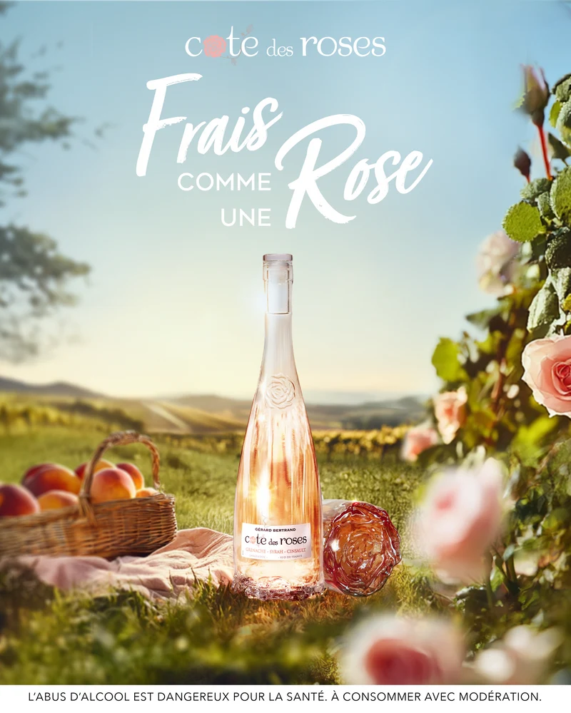 Cote des Roses AOP Languedoc 2025 – 75cl vin rosé