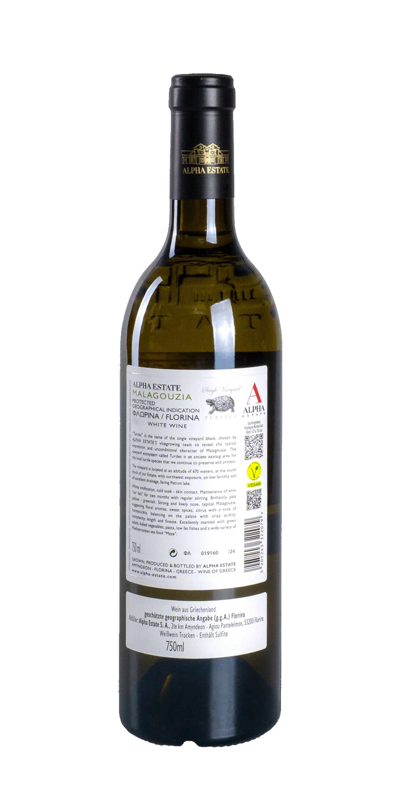 Malagousia Turtles Single Vineyard - Alpha Estate
