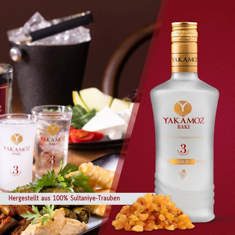 Yakamoz Rakı – Premium Gold Rakı aus der Türkei