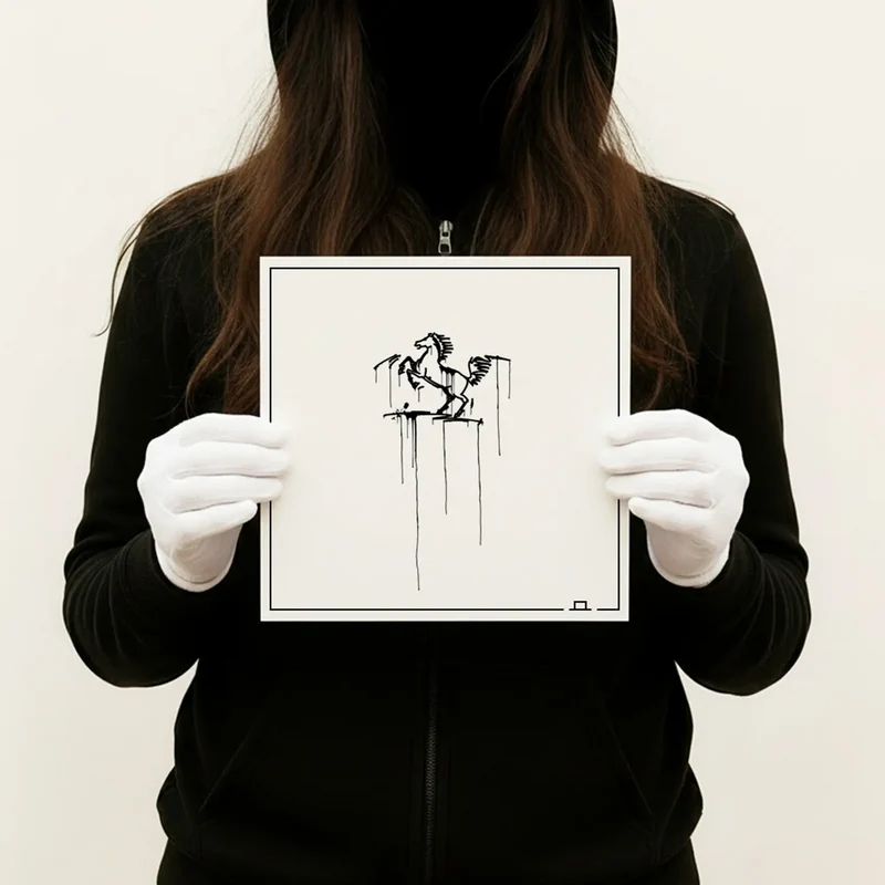 Stuttgarter Rössle Kunstdruck