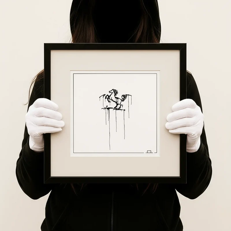 Stuttgarter Rössle Kunstdruck
