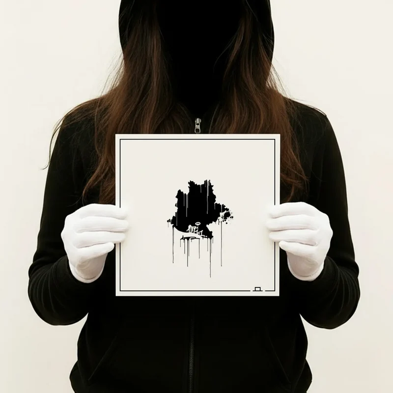 0711 Landkarte Kunstdruck Stuttgart