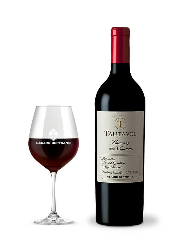 Hommage aux vignerons AOP Côtes du Roussillon Villages Tautavel 2022 – 75cl vin rouge