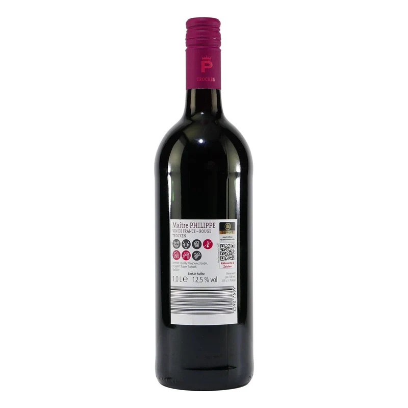 Maitre Philippe Rotwein -trocken- (6 x 1,0L)