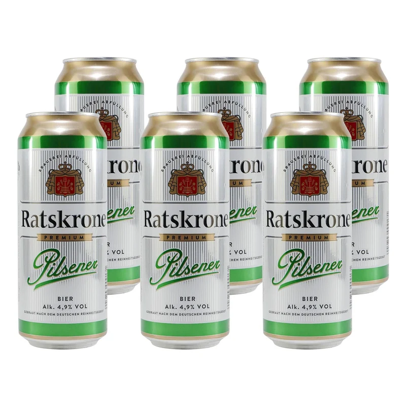 Ratskrone Pilsener (24 x 0,5L) EINWEG