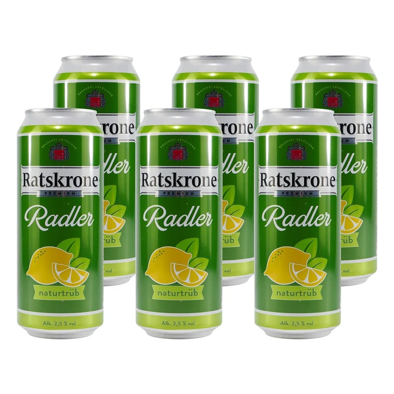 Ratskrone Radler Naturtrüb (24 x 0,5L) EINWEG